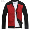 Black and Red Color Long Sleeve OEM Jacket
